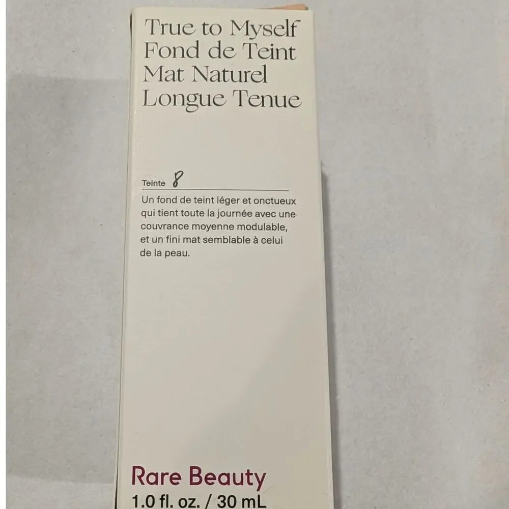 Rare Beauty True to Myself Natural Matte Foundation Shade Light Cool (8)1 fl oz
